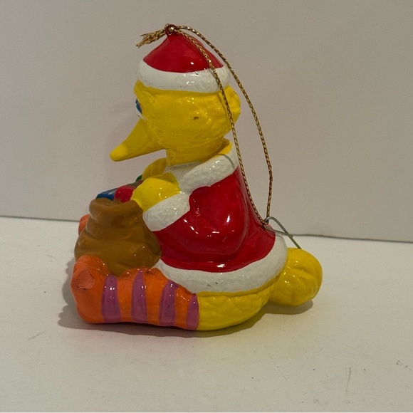 Vintage Sesame Street Cookie Monster Amd Big Ceramic Christmas Figurine Ornament - Picture 9 of 14
